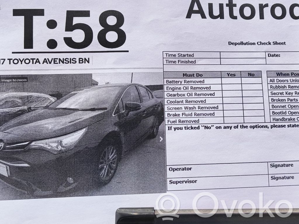 Avensis T270 Avensis  8965005190