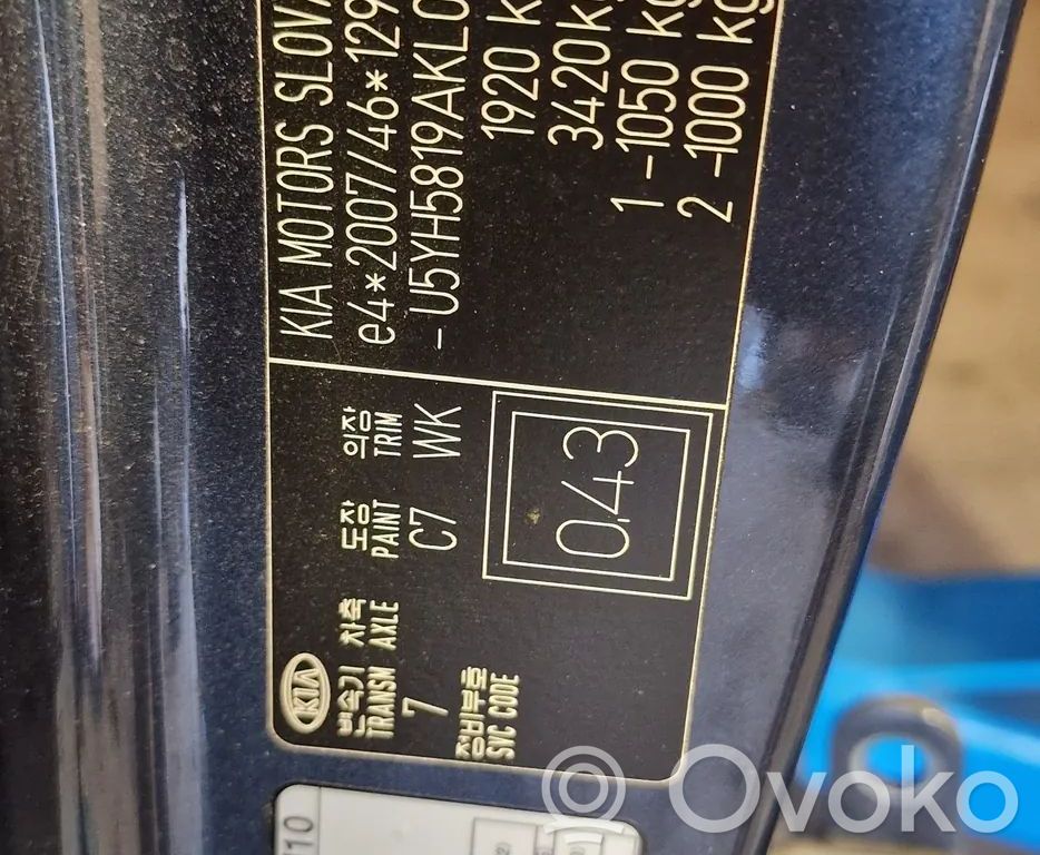 Ceed Ceed, Ceed SW, Pro Ceed  361002U800