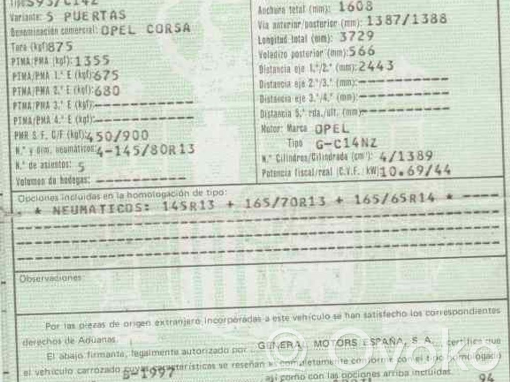 Corsa B Corsa  90243618