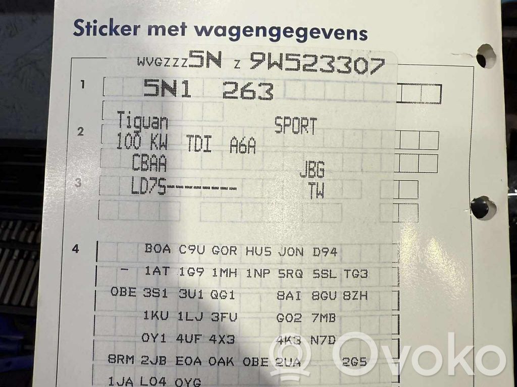 Tiguan Tiguan  0AU409053N