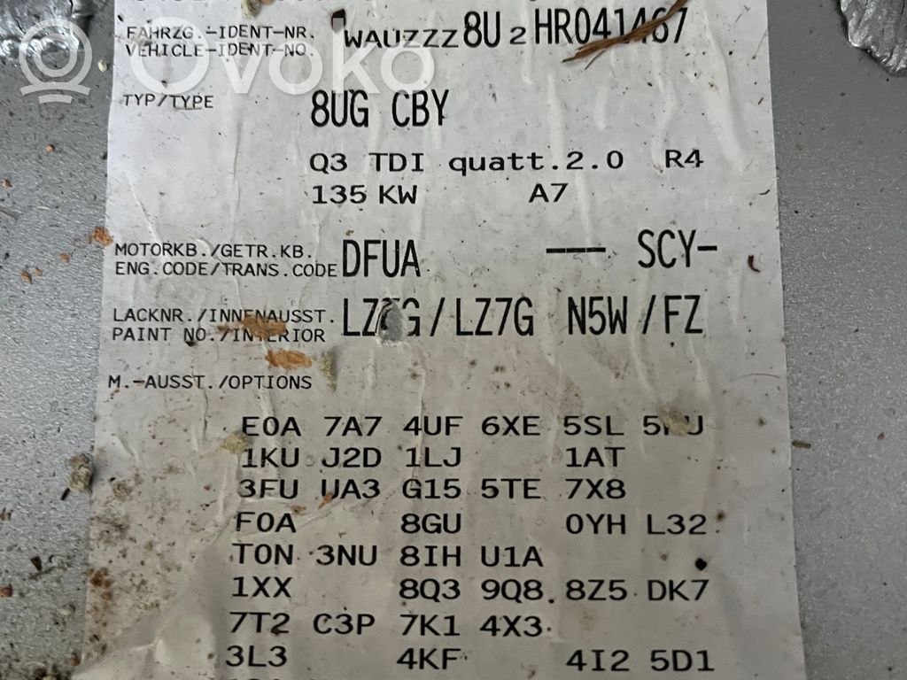 Q3 8U Q3  TAB010766PF