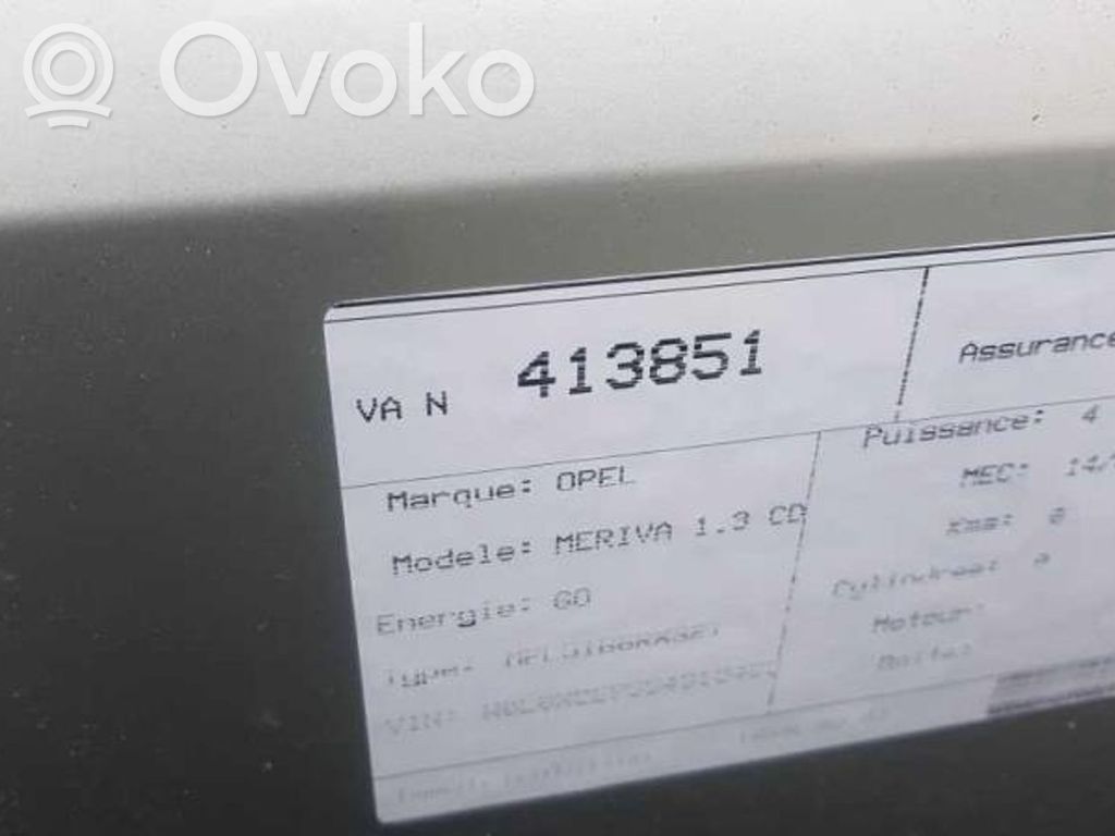 Meriva A Meriva  13268422