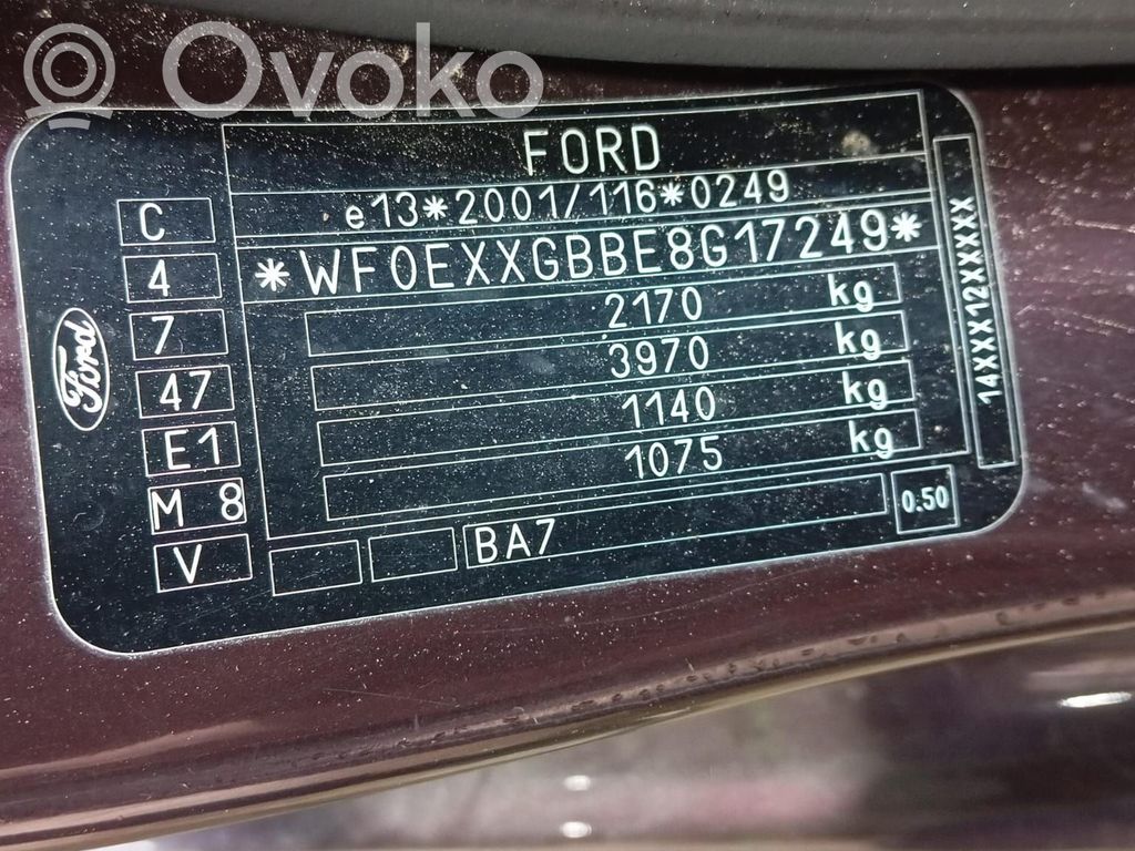 Mondeo MK IV Mondeo  7S7113K060AB