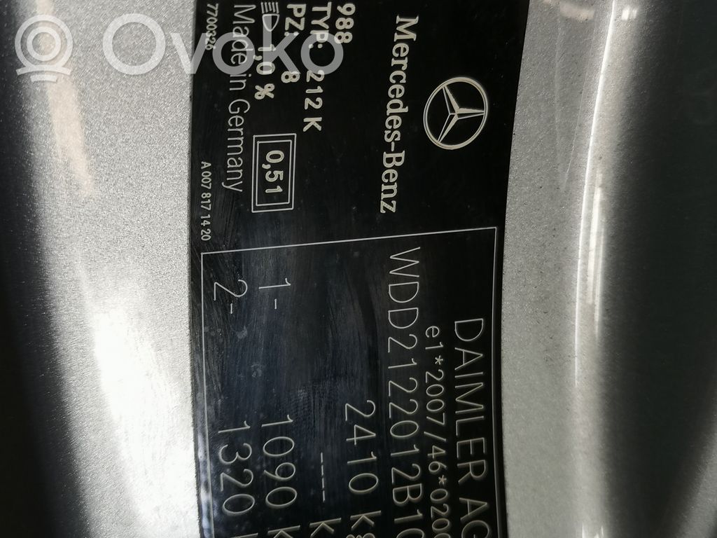 E W212 E-class, AMG (W124, W210, W211, W212, W213, C207, W238)  A2126901625