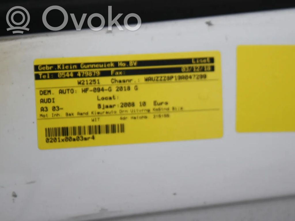 A3 S3 8P A3, S3  06F906262AH
