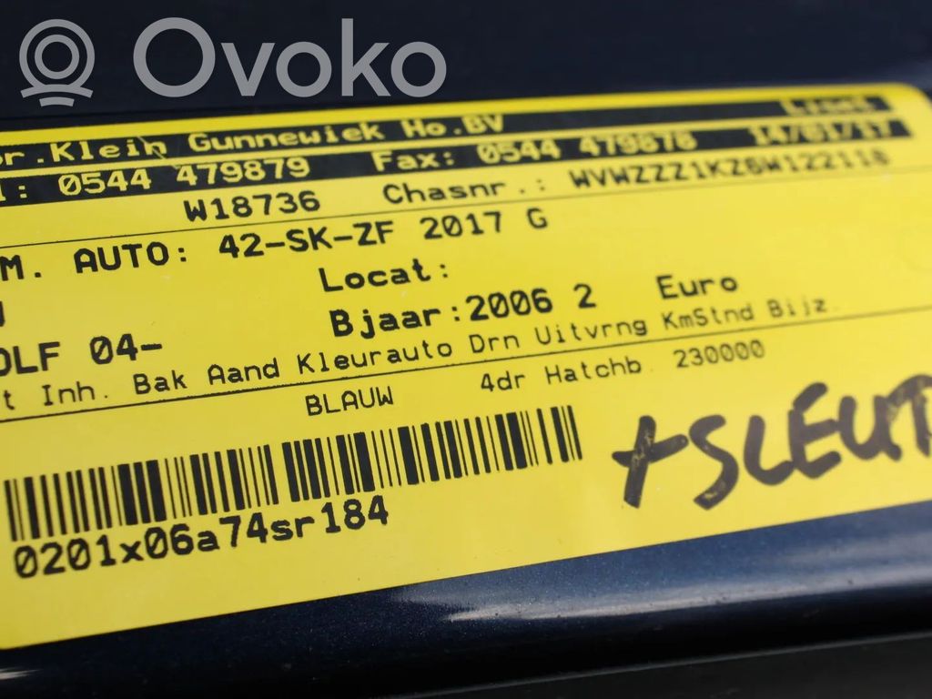 Golf V Golf  06F906262F