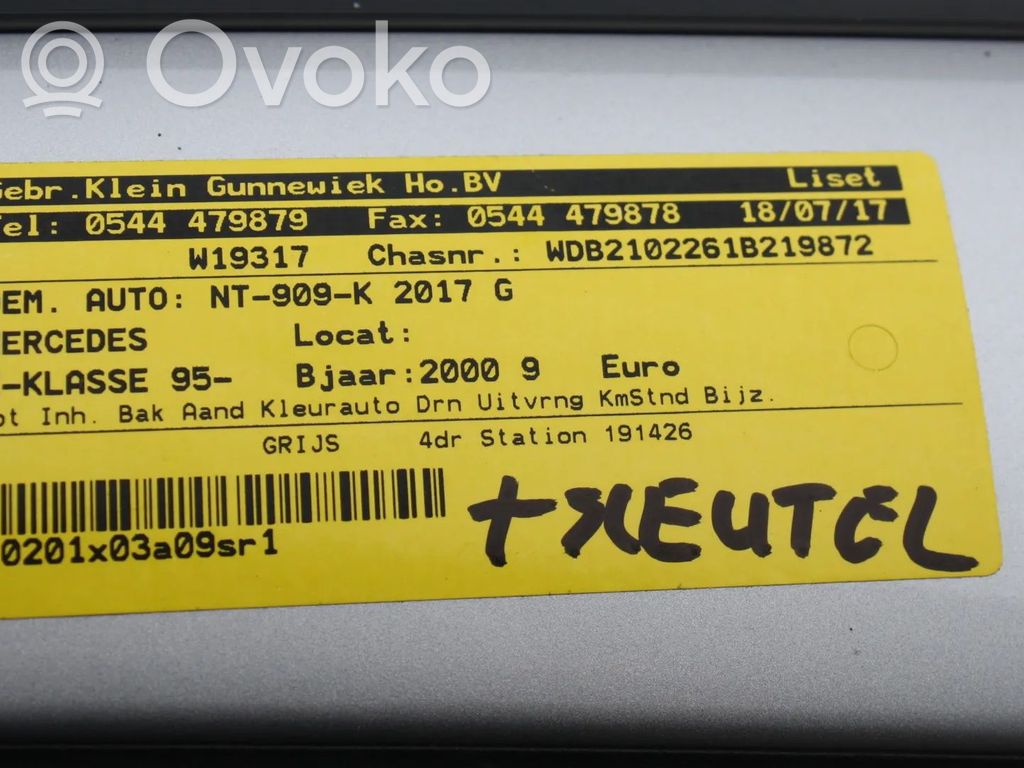 E W210 E-class, AMG (W124, W210, W211, W212, W213, C207, W238)  0265202436