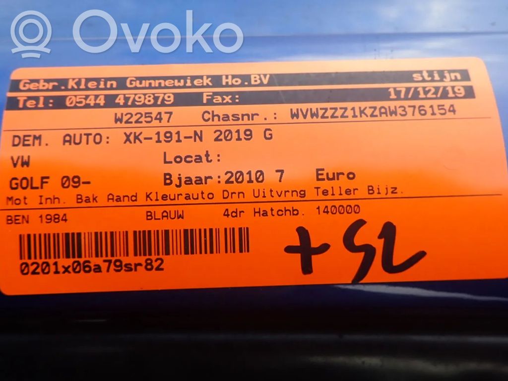 Golf VI Golf  06F906262AH