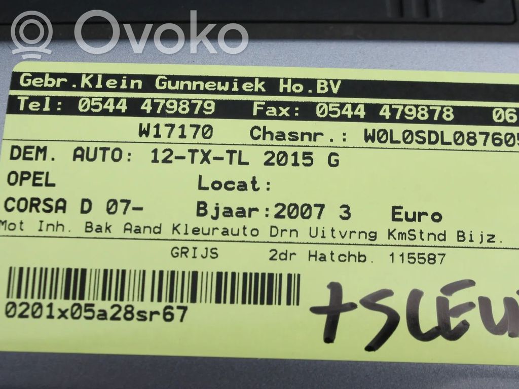 Corsa D Corsa  0124252