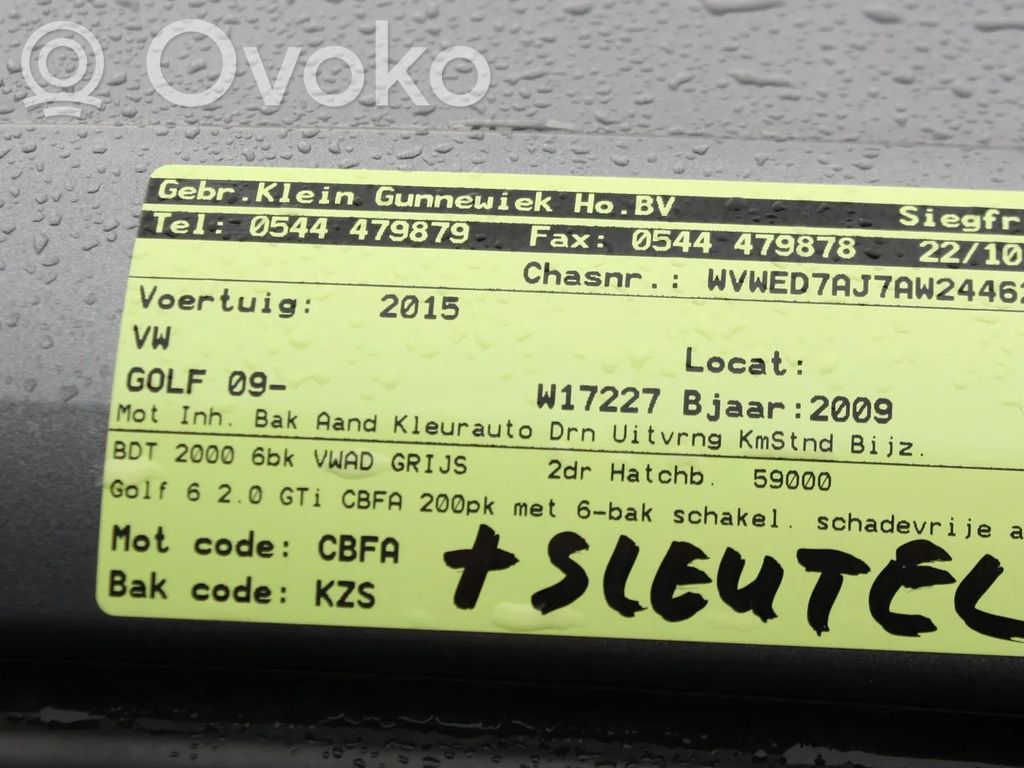 Golf VI Golf  06J906262J