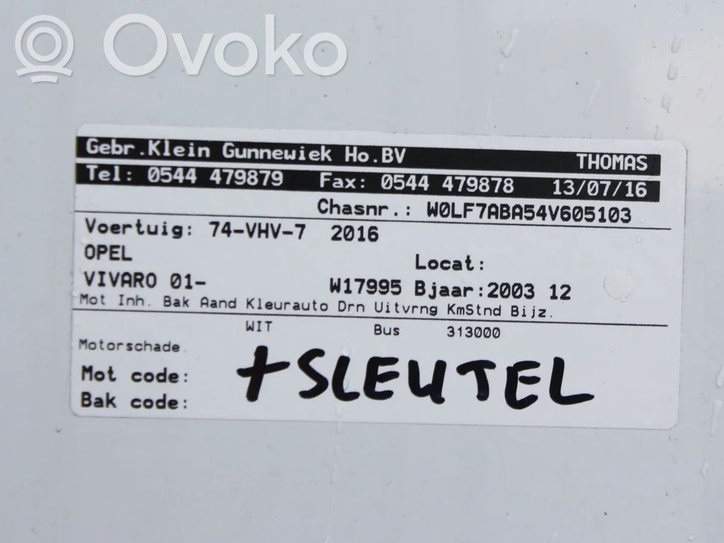 Vivaro Vivaro  9199255