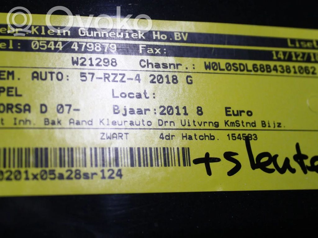Corsa D Corsa  55581288