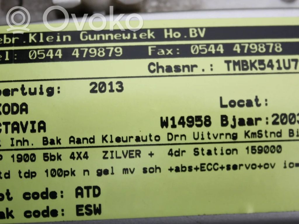 Octavia Mk1 (1U) Octavia  0281011077