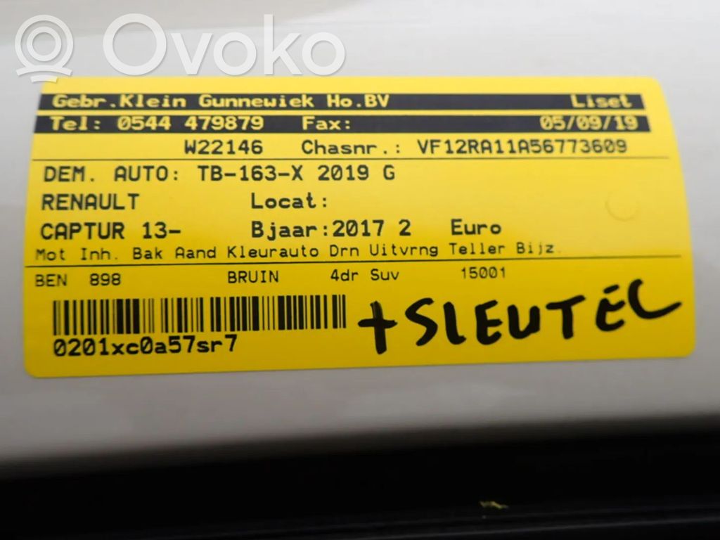 Captur Captur  226A47260R