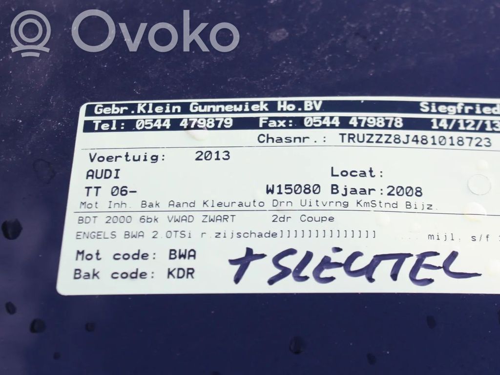 TT TTS Mk2 TT, TTS  06F906262AC