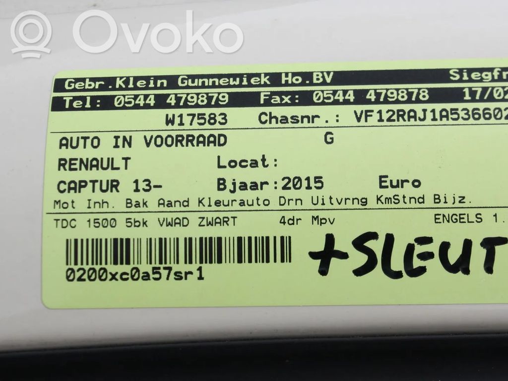 Captur Captur  285258251R