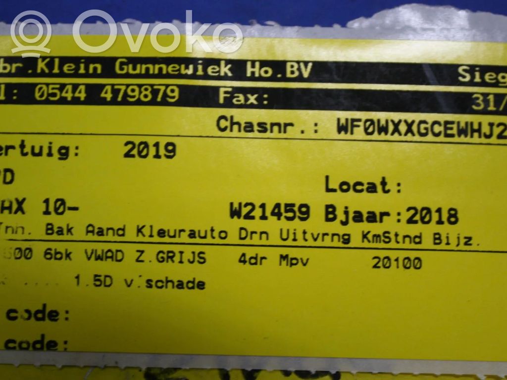 C-MAX II Focus C-MAX, C-MAX, Grand C-MAX  FM5Q9D475AA
