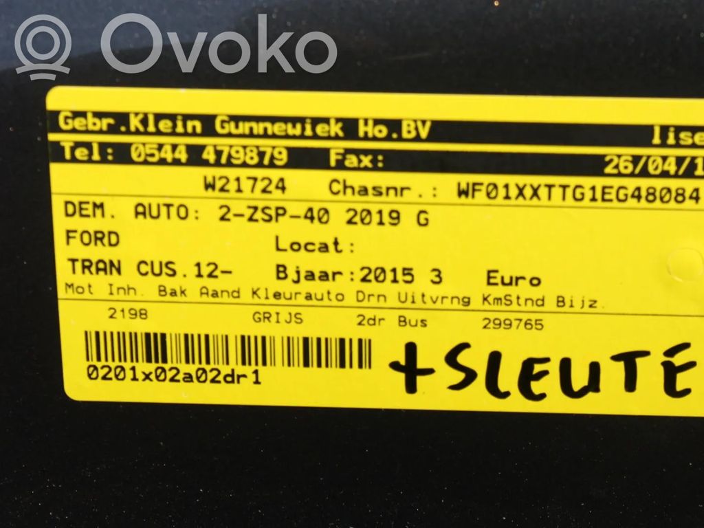 Transit Custom Transit Custom  BK2113C148AB