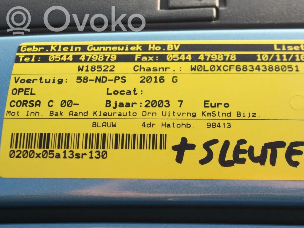 Corsa C Corsa  0258006171