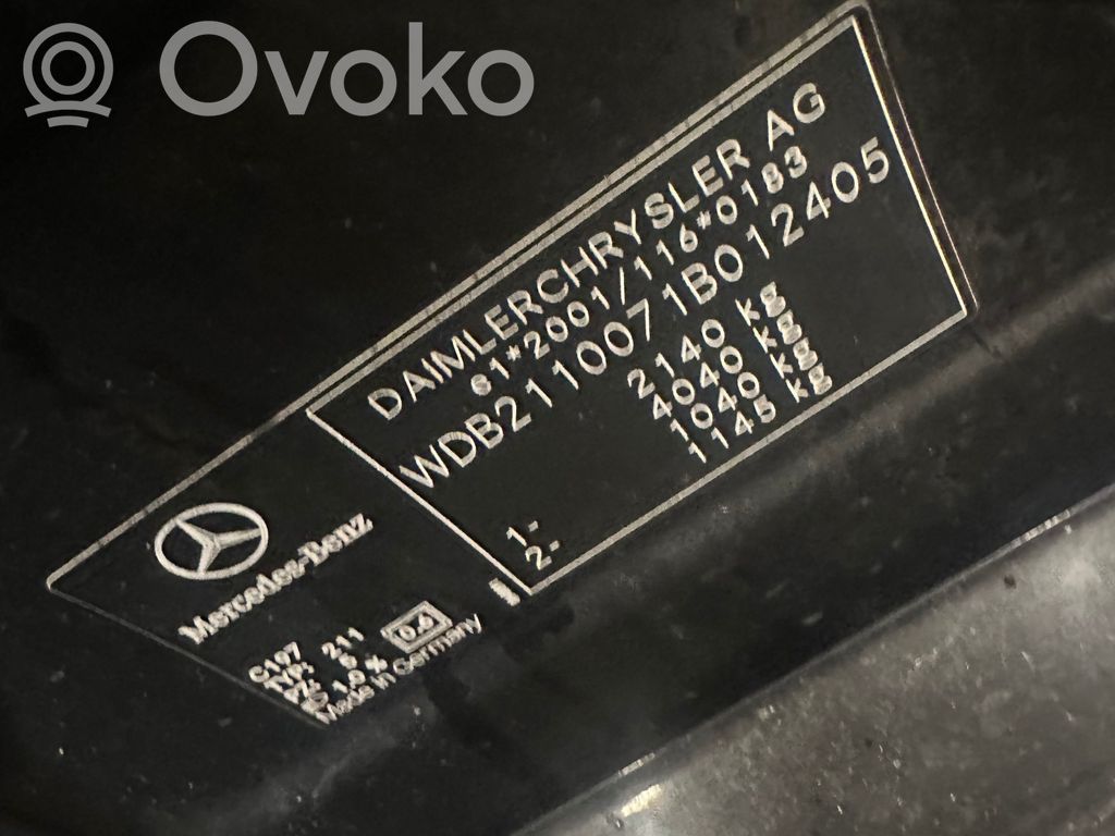 E W211 E-class, AMG (W124, W210, W211, W212, W213, C207, W238)  A6461509678