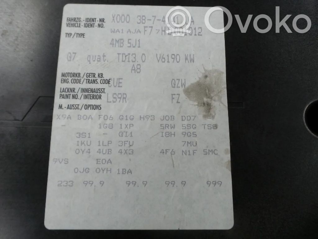 Q7 4M Q7  059131512AQ