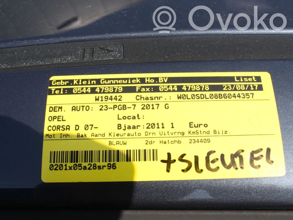 Corsa D Corsa  0281004129