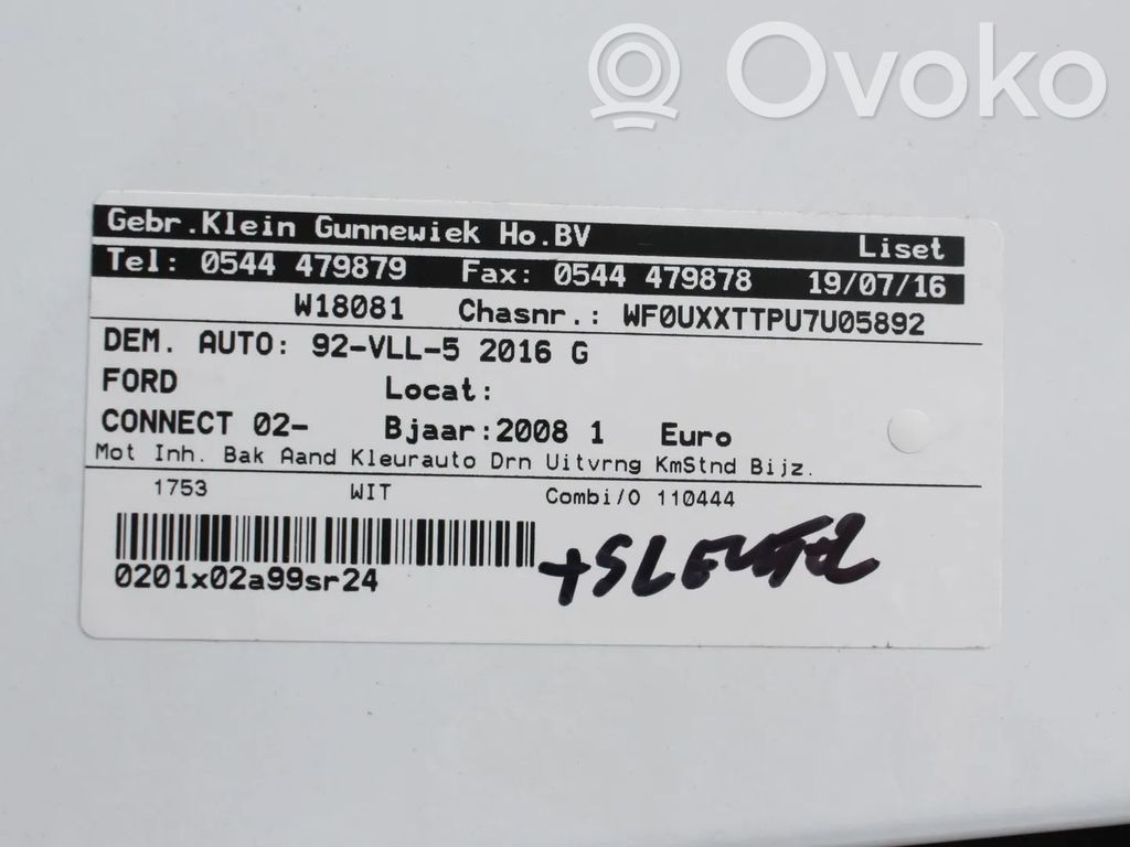 Transit -  Tourneo Connect Transit/ Tourneo Connect  2T143K185AJ