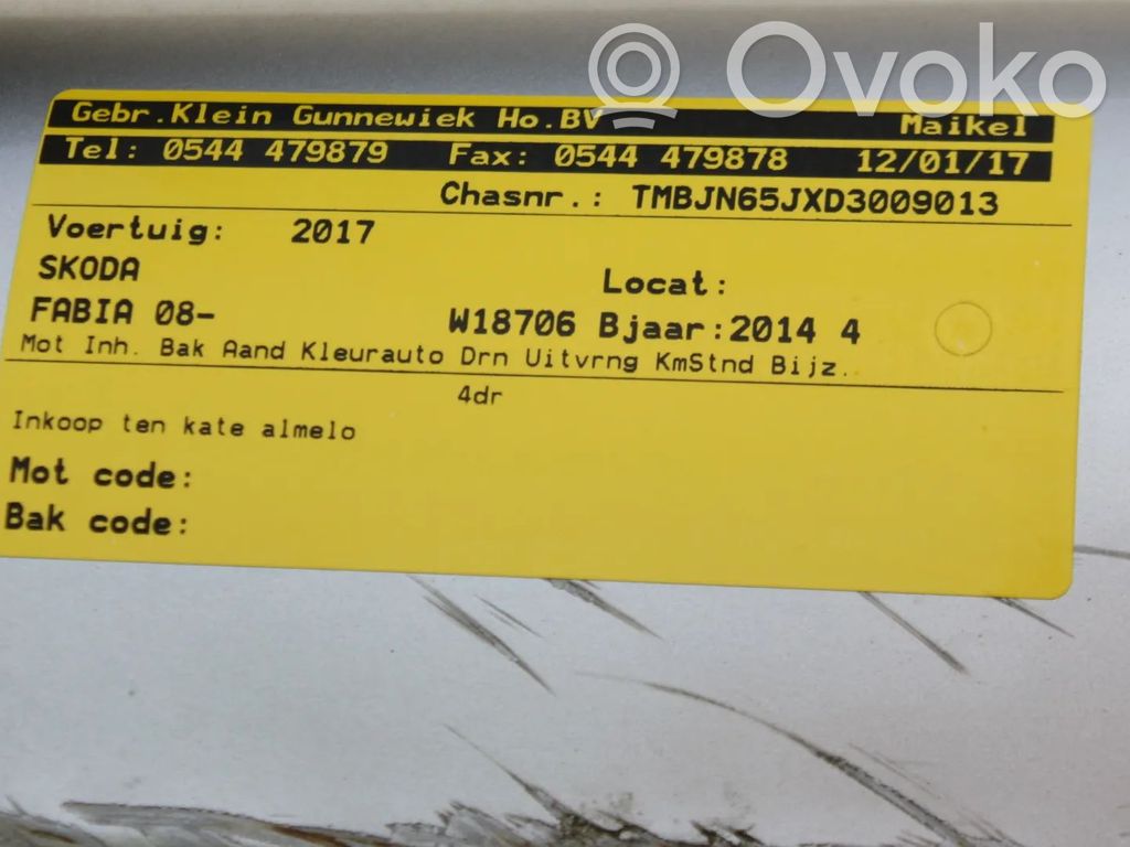 Fabia Mk2 (5J) Fabia  03F906262