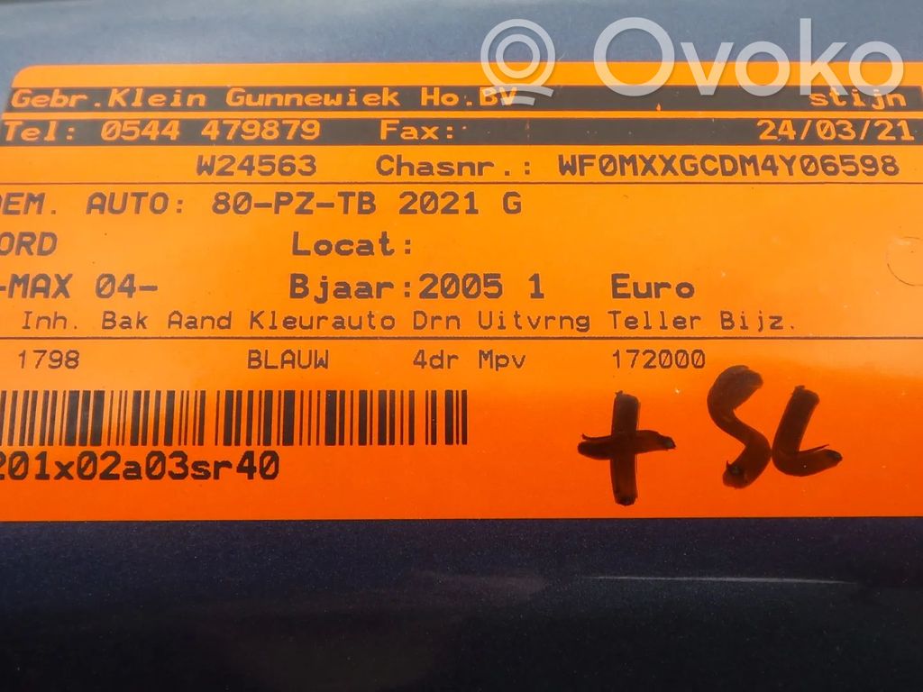 C-MAX I Focus C-MAX, C-MAX, Grand C-MAX  4M5T11000AA