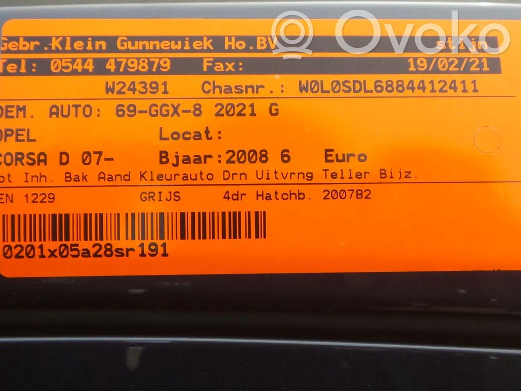 Corsa D Corsa  93177450
