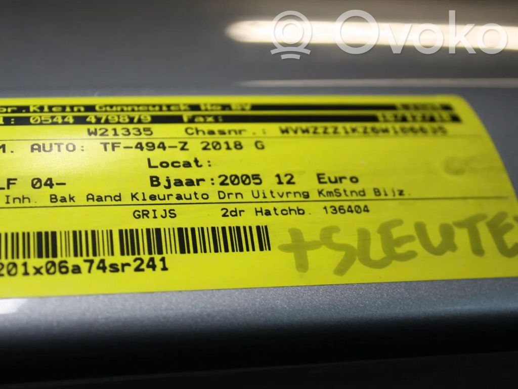 Golf V Golf  06F906262K