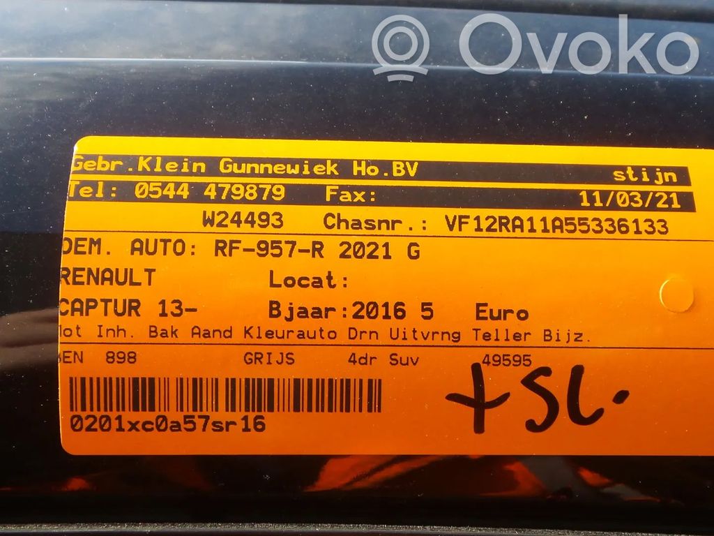 Captur Captur  208A03489R