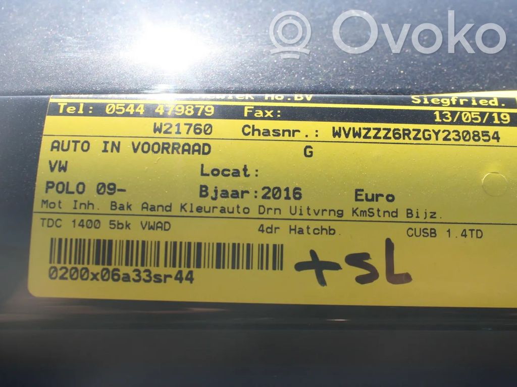 Polo V 6R Polo  04L906262D