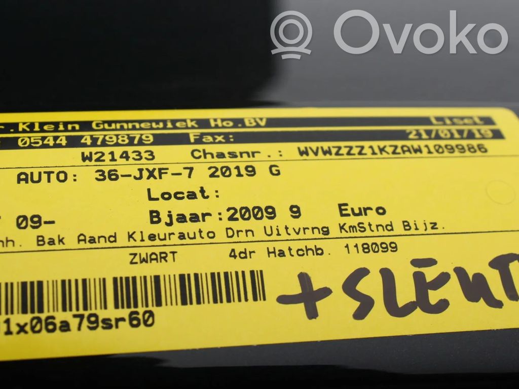Golf VI Golf  06J906262K