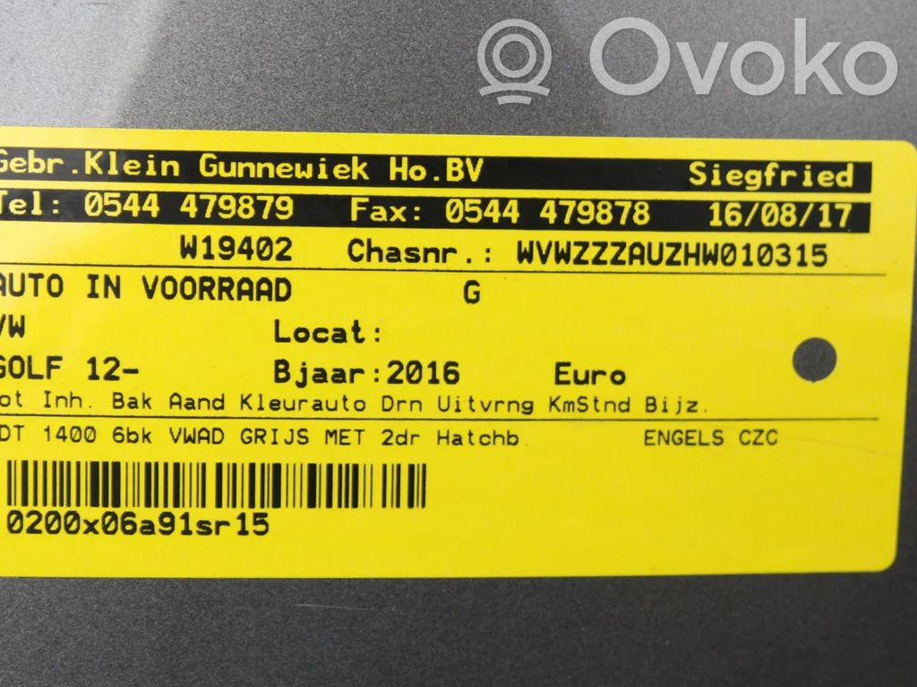 Golf VII Golf  04E906262DT