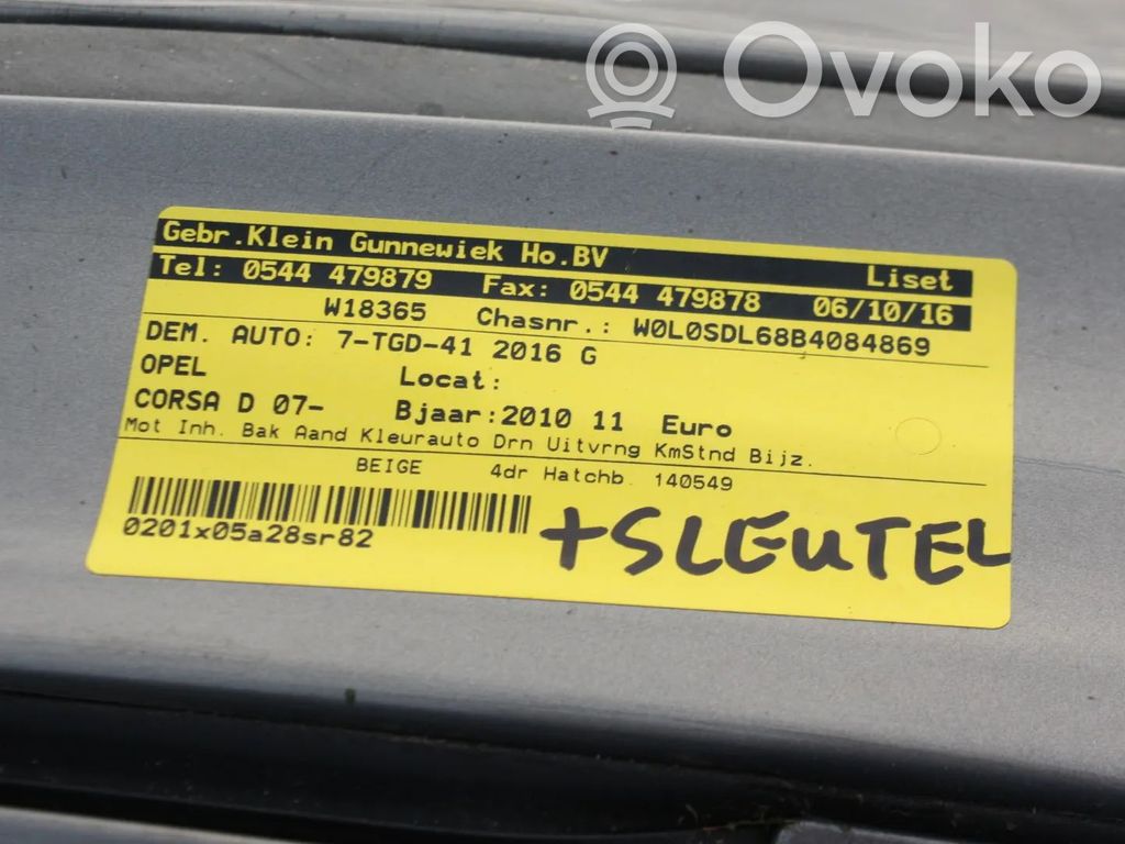 Corsa D Corsa  13350672