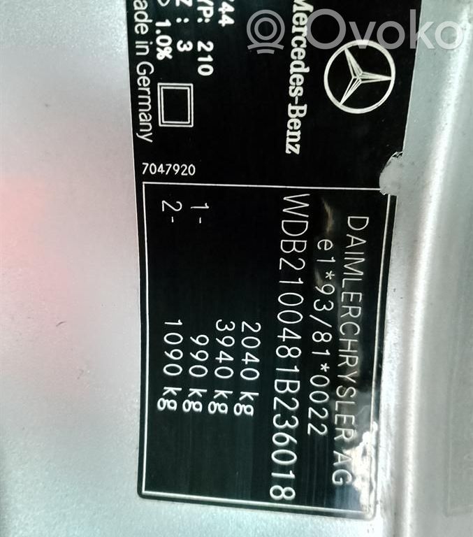 E W210 E-class, AMG (W124, W210, W211, W212, W213, C207, W238)  2105450104