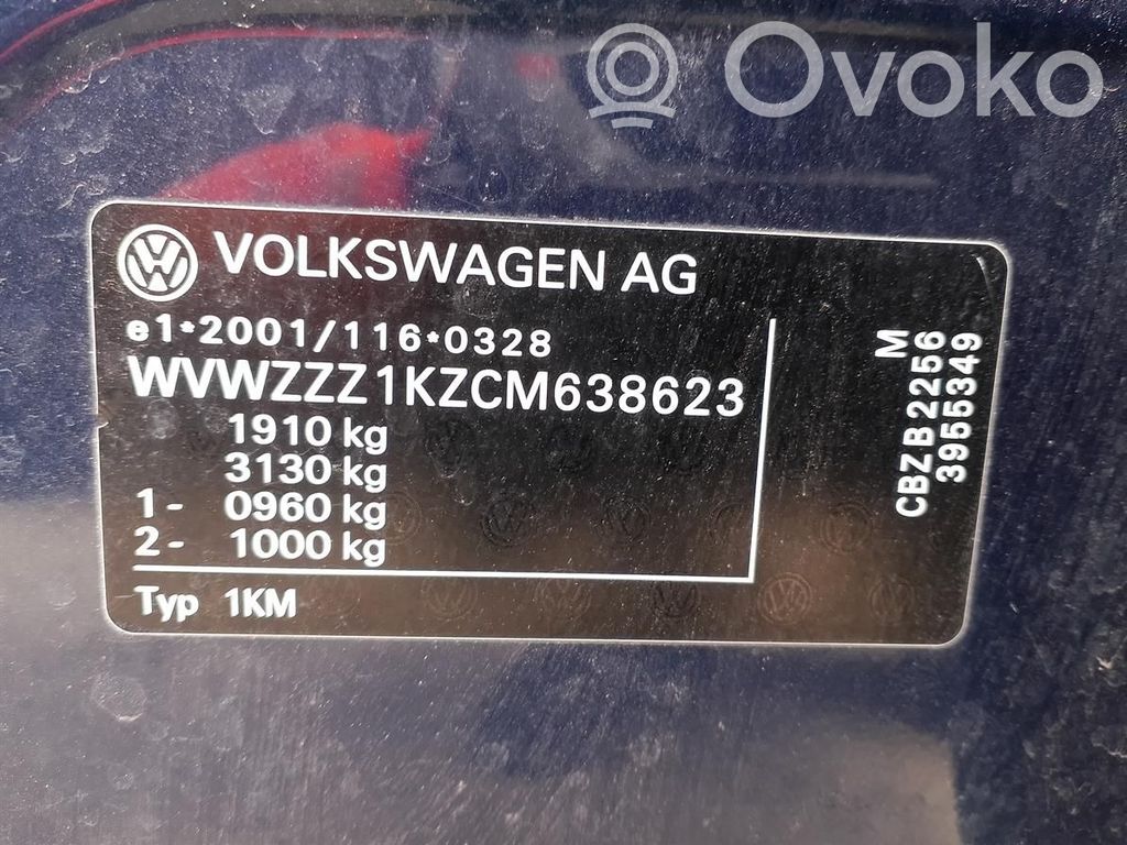 Golf VI Golf  03F906070ER