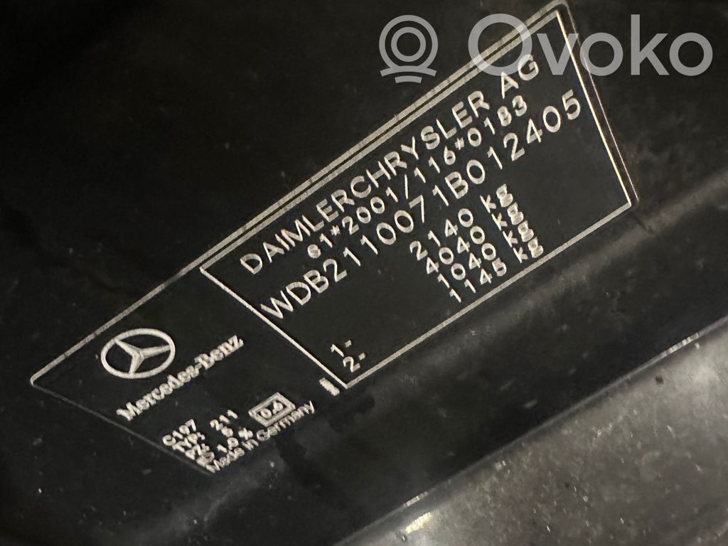 E W211 E-class, AMG (W124, W210, W211, W212, W213, C207, W238)