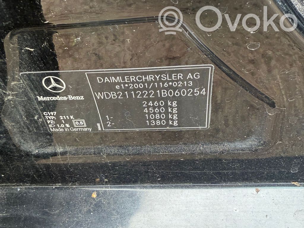 E W211 E-class, AMG (W124, W210, W211, W212, W213, C207, W238)  2118000848