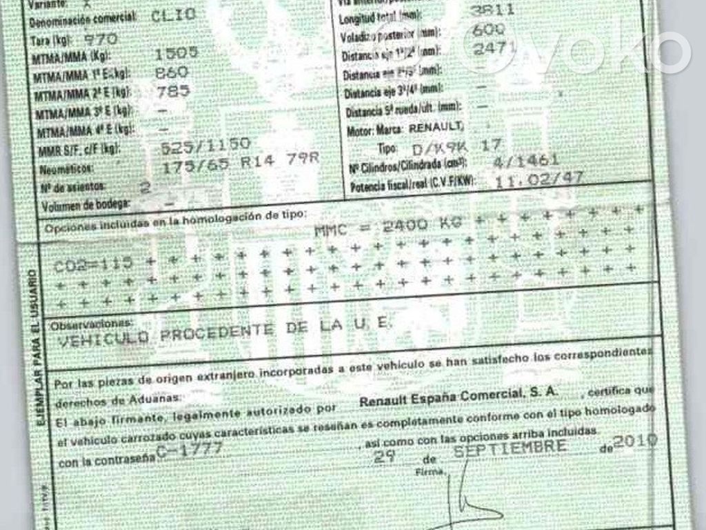 Clio III Clio  8200634234