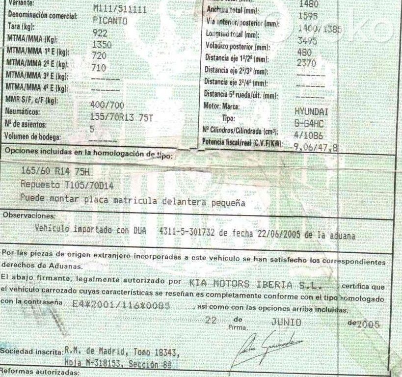 Picanto Picanto  6632107330